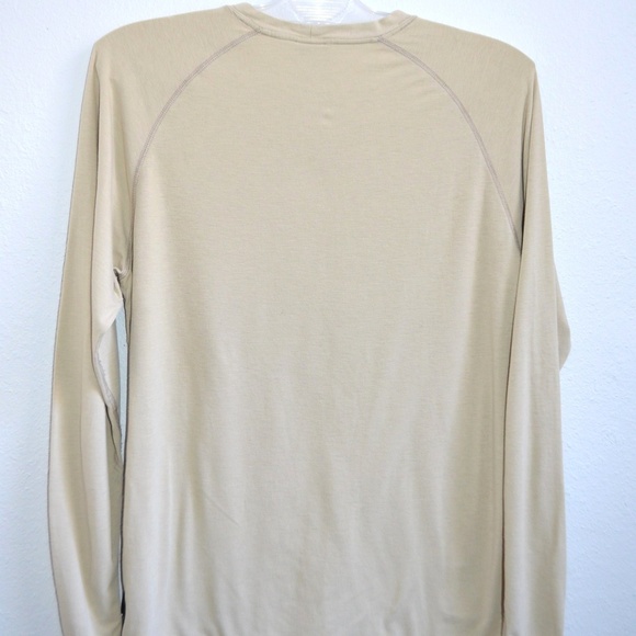 Carhartt FR Tan Mens Long Sleeve Shirt Medium - Picture 5 of 5